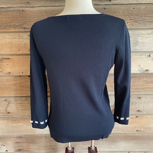 Notations Long Sleeve Top Size M EUC - Picture 5 of 6